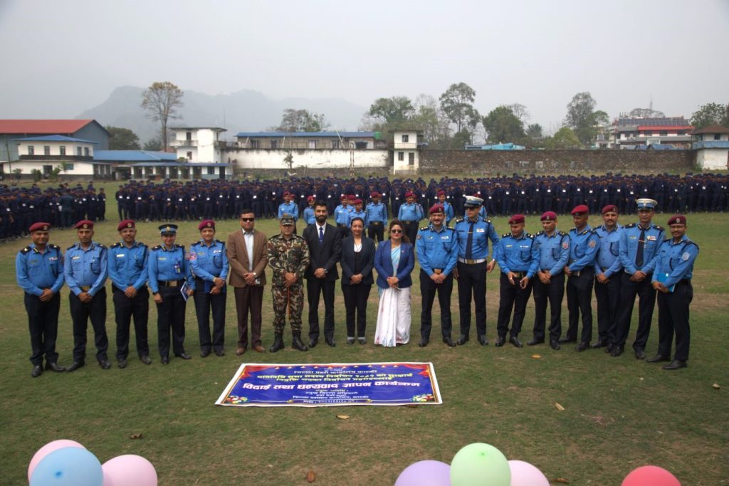 कास्कीमा यसरी विदाई गरियो निर्वाचन प्रहरी (भिडियोसहित)