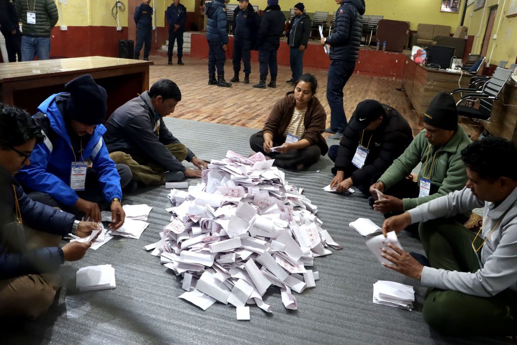 रुकुम पश्चिममा मतगणना सुरु