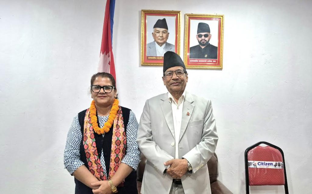 गण्डकी प्रदेश प्रमुख र राष्ट्रियसभा उपाध्यक्षबीच भेटवार्ता