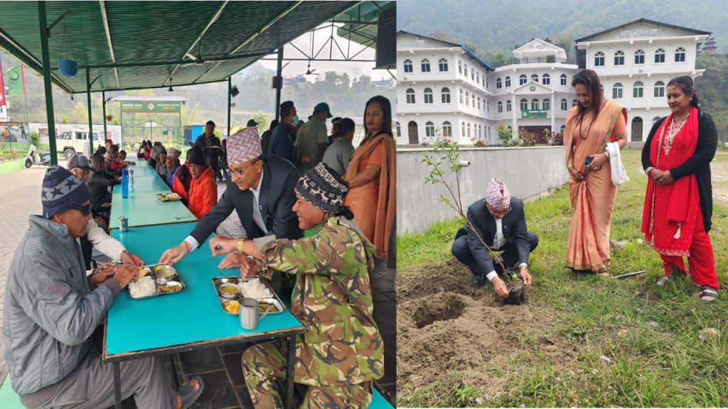 मेयर आचार्यले आफ्नो जन्मदिन मानव सेवाआश्रमका आश्रितसंगै मनाए