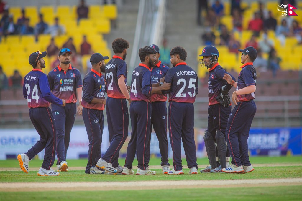 युएईमाथि नेपालको सहज जित, सिरिज बराबरीमा सकियो