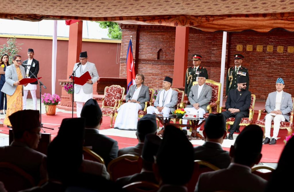 राष्ट्रिय सभा उपाध्यक्ष लीला कुमारी भण्डारीले लिइन् शपथ