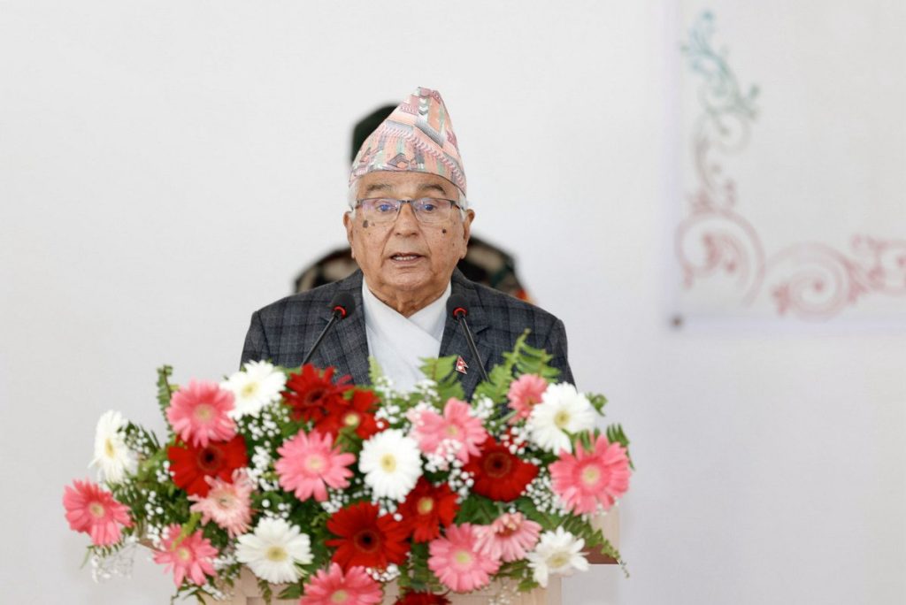 कृषिमा आधुनिकीकरण गर्न आवश्यक : राष्ट्रपति