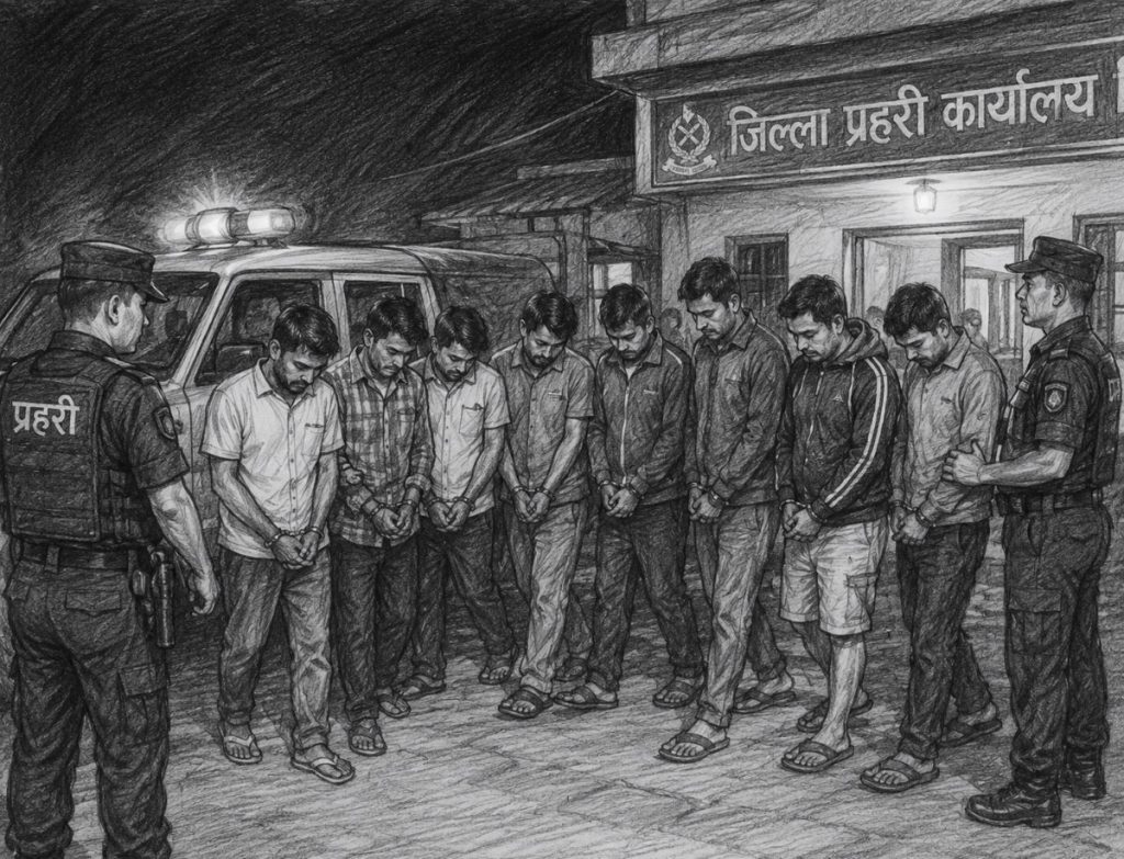 होटलका बिचौलिया बनेर पर्यटकलाई दुःखदिने ८ जना पक्राउ