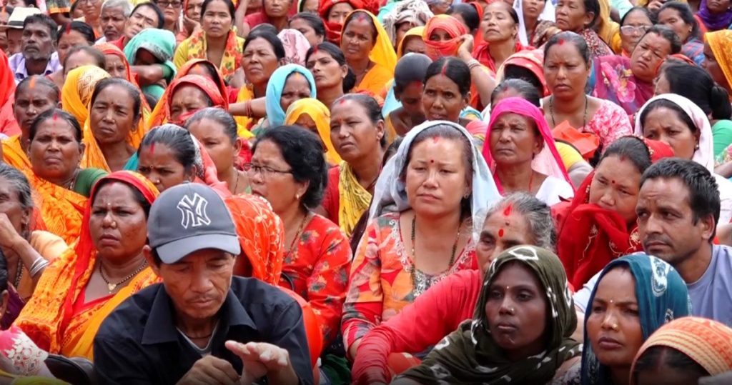 लघुवित्त पीडितको सामूहिक आमरण अनशन तेस्रो दिन पनि जारी