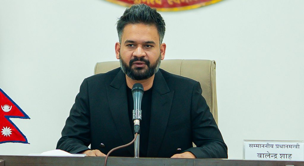 आज उद्यमी व्यवसायीसँग छलफल गर्दै प्रधानमन्त्री शाह