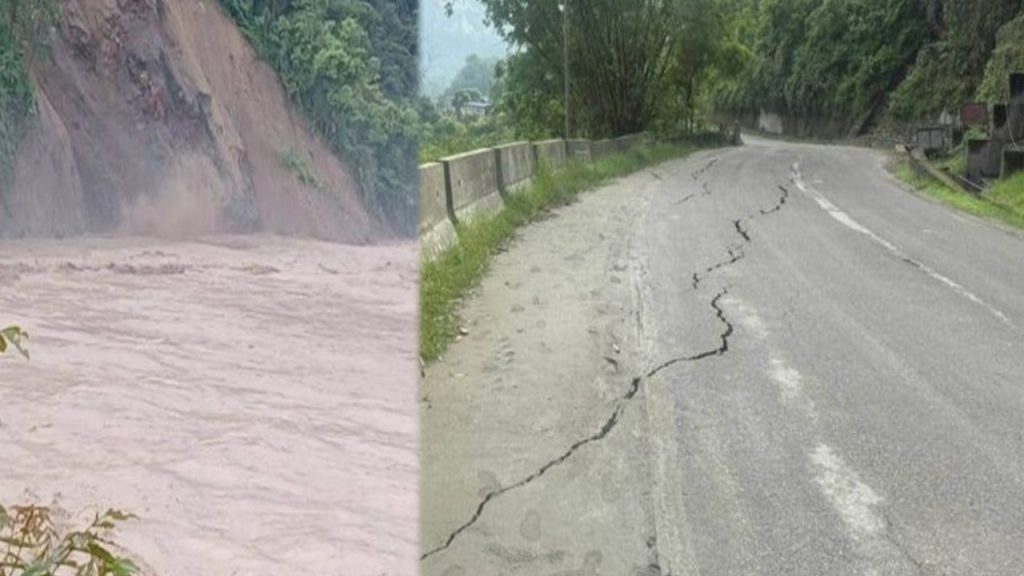 विहान केहीबेर खुलेको काठमाडौं-मुग्लिन सडक पुन: अबरुद्ध