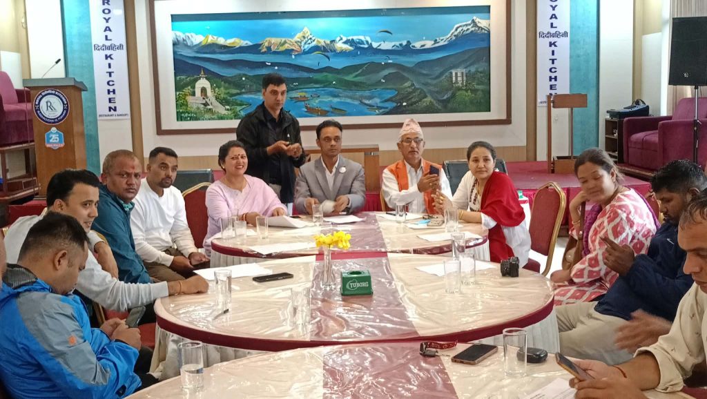 कांग्रेस कास्की क्षेत्र नं. १ को सभापतिमा सरोज केसीले गरे उम्मेदवारी घोषणा