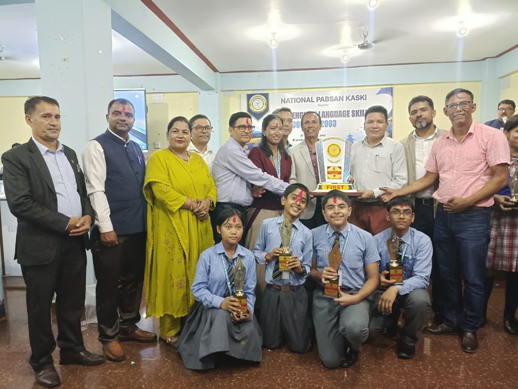 एन प्याब्सनको छैटौं अंग्रेजी भाषा ज्ञान प्रतियोगितामा हिलसाइड प्रथम