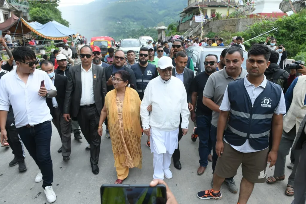 बाढी प्रभावित विदुर पुगे ओली