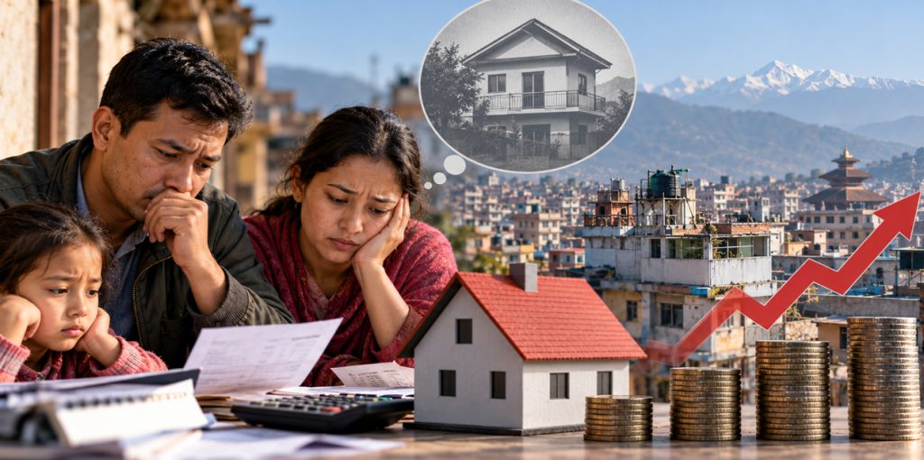 ७० प्रतिशत नेपालीलाई आवास खर्च धान्न कठिनाइ